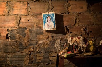 Una imagen de la Virgen