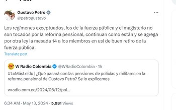 Gustavo Petro habla de las