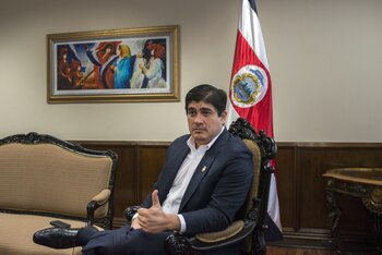 Carlos Alvarado, presidente de Costa