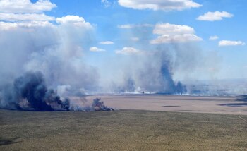 El humo de los incendios