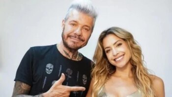 Marcelo Tinelli y Milett Figueroa