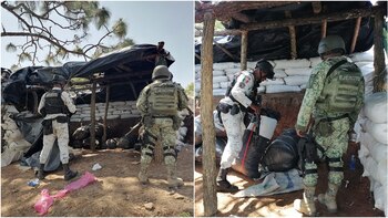 El campamento fue destruido