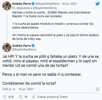 Tomado de Twitter @SoyAndresParra