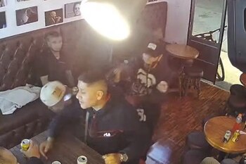 El sicario quedó captado en