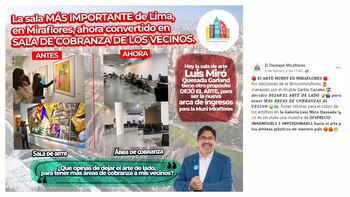 Vecinos de Miraflores rechazan decisión