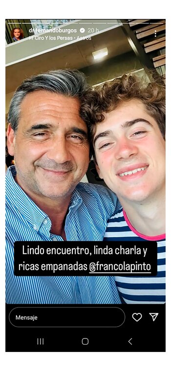 La foto del reencuentro distendido,