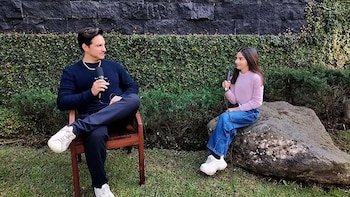 Vadhir Derbez cantó con su