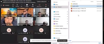 Registros oficiales y publicaciones de Laura Ojeda en redes sociales contradicen la versión de inasistencia de Nicolás Petro a las audiencias - crédito Captura video audiencia