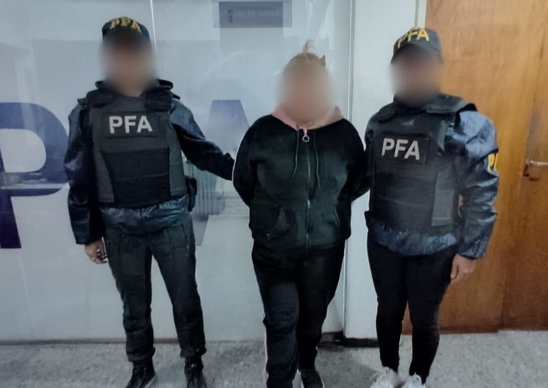 La detenida tiene 47 años y reside en San Juan (Foto: PFA)