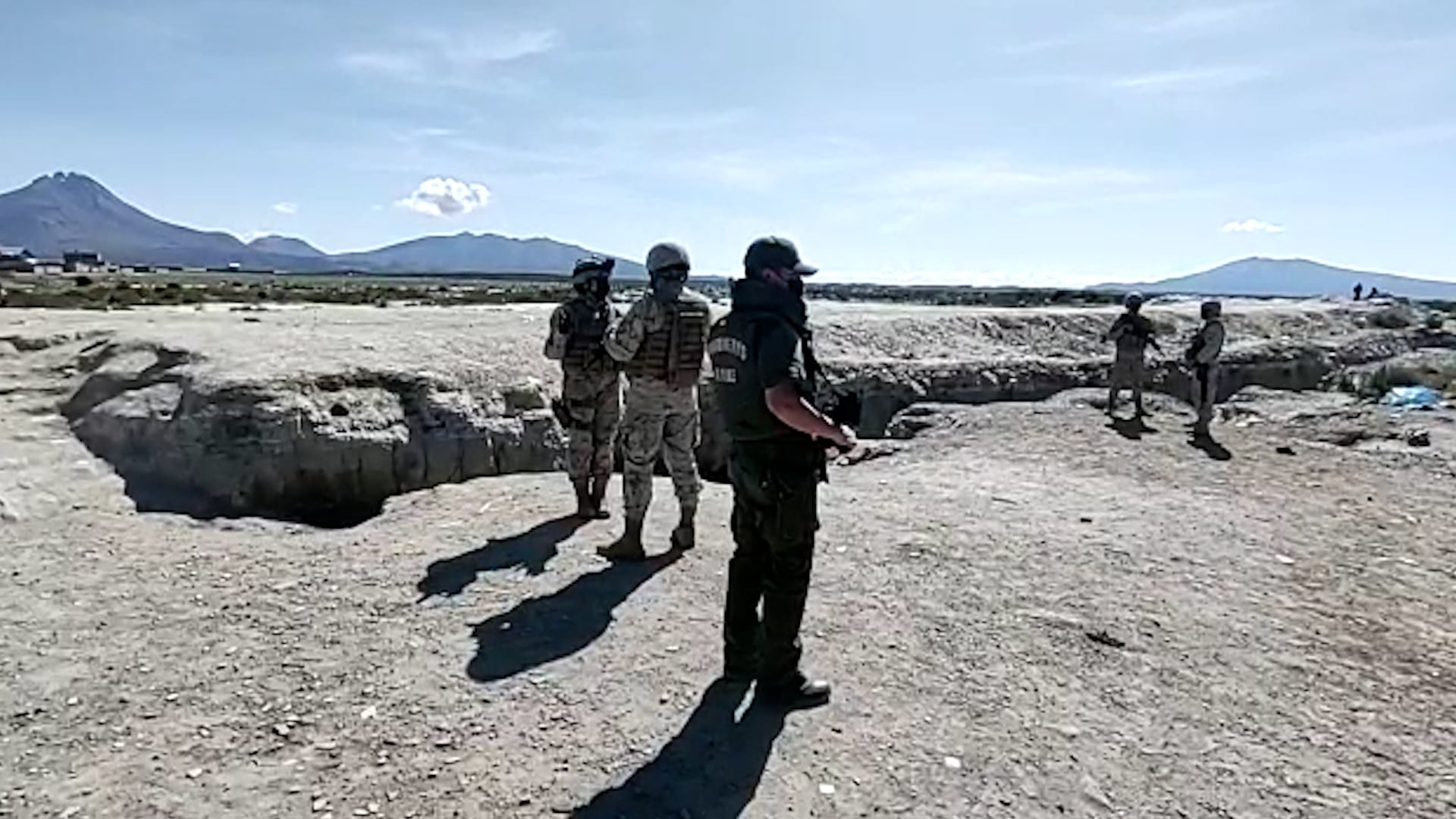 Custodia en la frontera entre Chile y Bolivia (Imagen de archivo)
