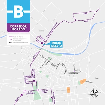 Ruta del Corredor Morado del