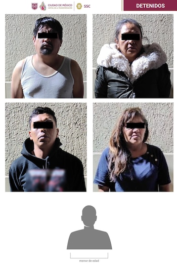 Cinco personas fueron detenidas por