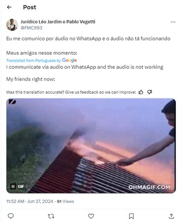 El envío de audios es