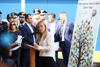 La primera ministra de Italia,