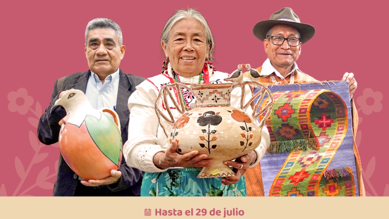 Tres artesanos de Ruraq Maki exponen sus trabajos tradicionales en el Ministerio de Cultura de Perú, evento que conmemora su vigésima edición hasta el 29 de julio.