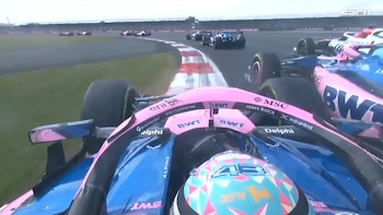 “¡Es inaceptable!: el enojo de Colapinto con Gasly por una maniobra en la que casi chocan en el GP de Gran Bretaña de la F1