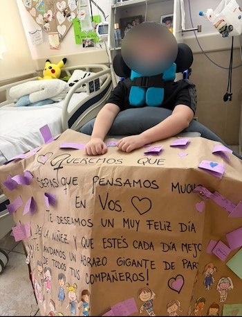 El niño accidentado en Pinamar