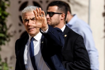 Yair Lapid, ministro de Exteriores de Israel (REUTERS/Amir Cohen)