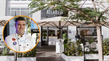 La fachada del Atlantis de