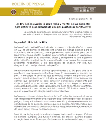 Corte Constitucional - crédito Corte Constitucional