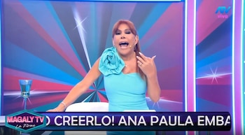 Magaly Medina destaca el discurso de Julián Alexander sobre Ethel Pozo y la fidelidad: “No le voy a fallar a ninguno de ellos”. Captura: Magaly TV La Firme.