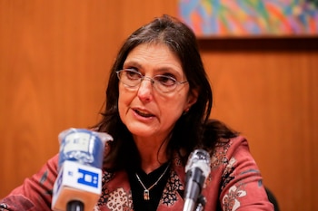 La presidenta de la Comisión