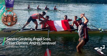 El equipo de remo ganó