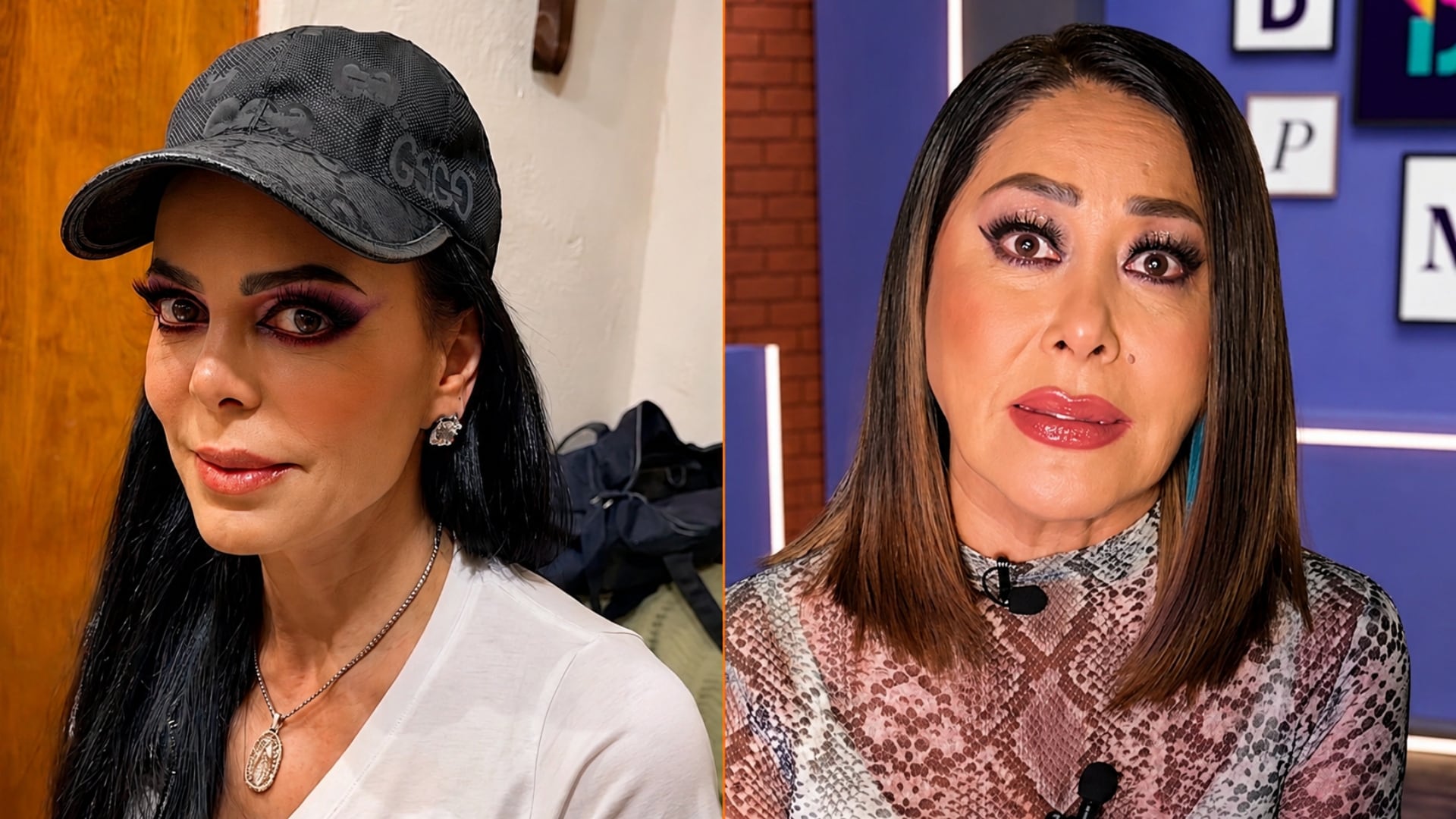 Maribel Guardia y Addis Tuñón aparecen en esta composición, ilustrando la controversia sobre la tutela del nieto de la reconocida actriz y cantante. (Instagram)