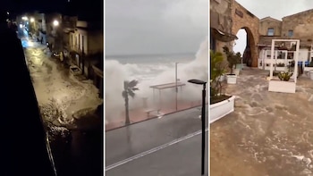 El ciclón Harry mantiene en