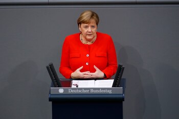 Angela Merkel activó un millonaria