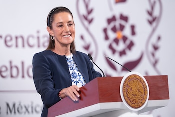 Claudia Sheinbaum, como presidenta de