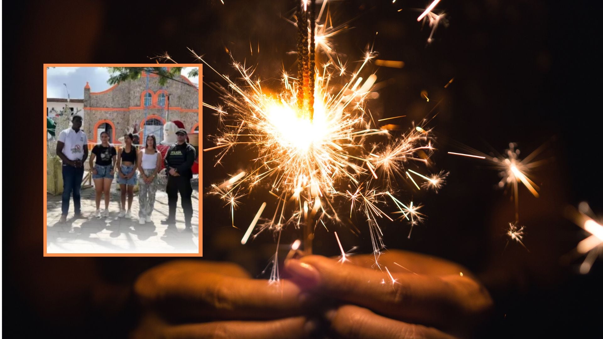 Las autoridades de Remedios identifican y sancionan a tres mujeres por guerra de bengalas durante la celebración de velitas - crédito Freepik/Captura video