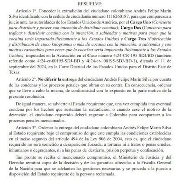 Alias Pipe Tuluá será extraditado