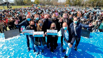 En el acto en Lomas,
