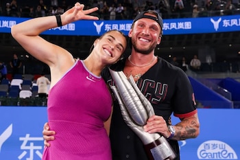 Aryna Sabalenka y su novio
