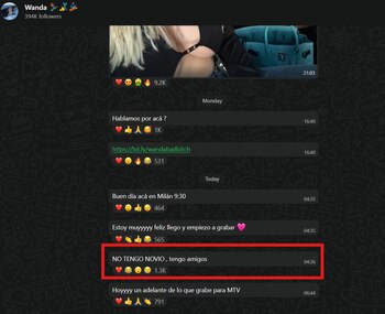 Wanda fue contundente y señaló