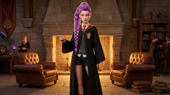 Rumi conservaría su trenza morada