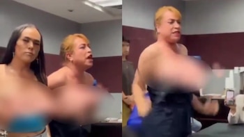 Mujeres trans se desnudan durante confrontación en el Congreso de Chihuahua: “Esto es una mujer trans”