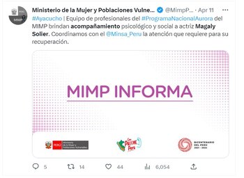 MMP está al tanto de