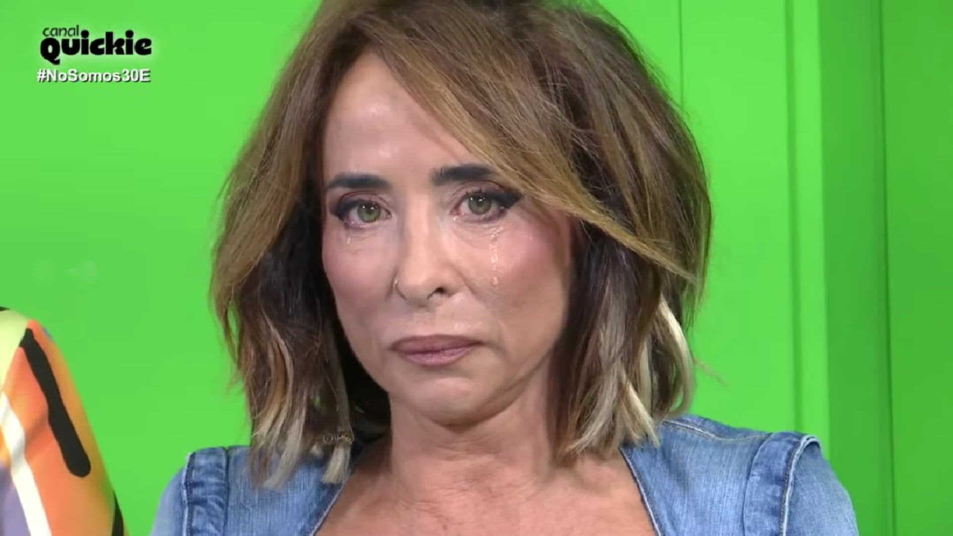 María Patiño se emociona con su regreso. (Ten)