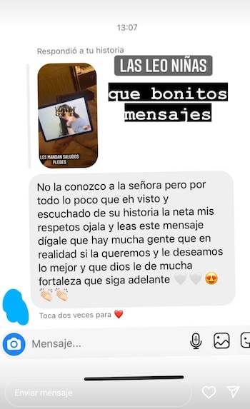 Algunas mujeres expresaron su apoyo