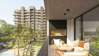 Departamentos con balcón y parrilla