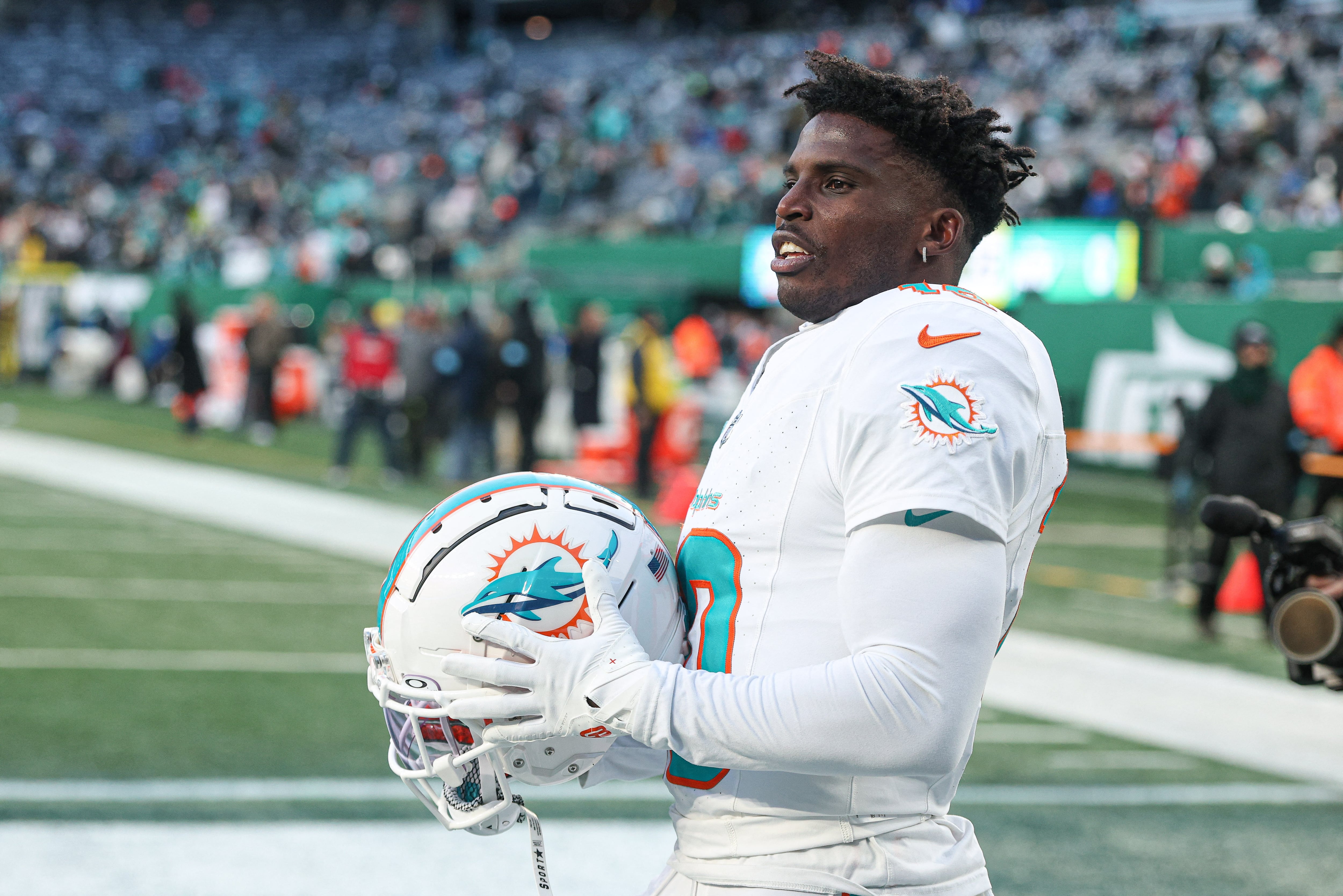 El receptor de la NFL negó la mayoría de las acusaciones y afirmó ante el tribunal que la demanda respondió a intereses económicos (Imagn Images)
