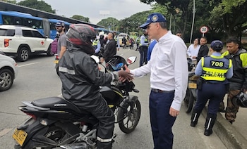 Las amenazas estarían relacionadas con los controles a motociclistas implementados por la Secretaría de Movilidad para reducir la accidentalidad en la ciudad. - crédito Alcaldía de Santiago de Cali