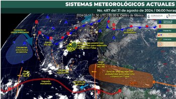 Clima para hoy 31 de agosto de 2024