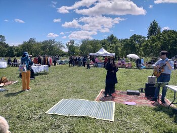 El mercadillo que se celebraba en la parcela de este vecino de Galapagar