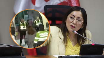 Policía interviene a excongresista Kelly Portalatino tras impactar a ciclista con su auto
