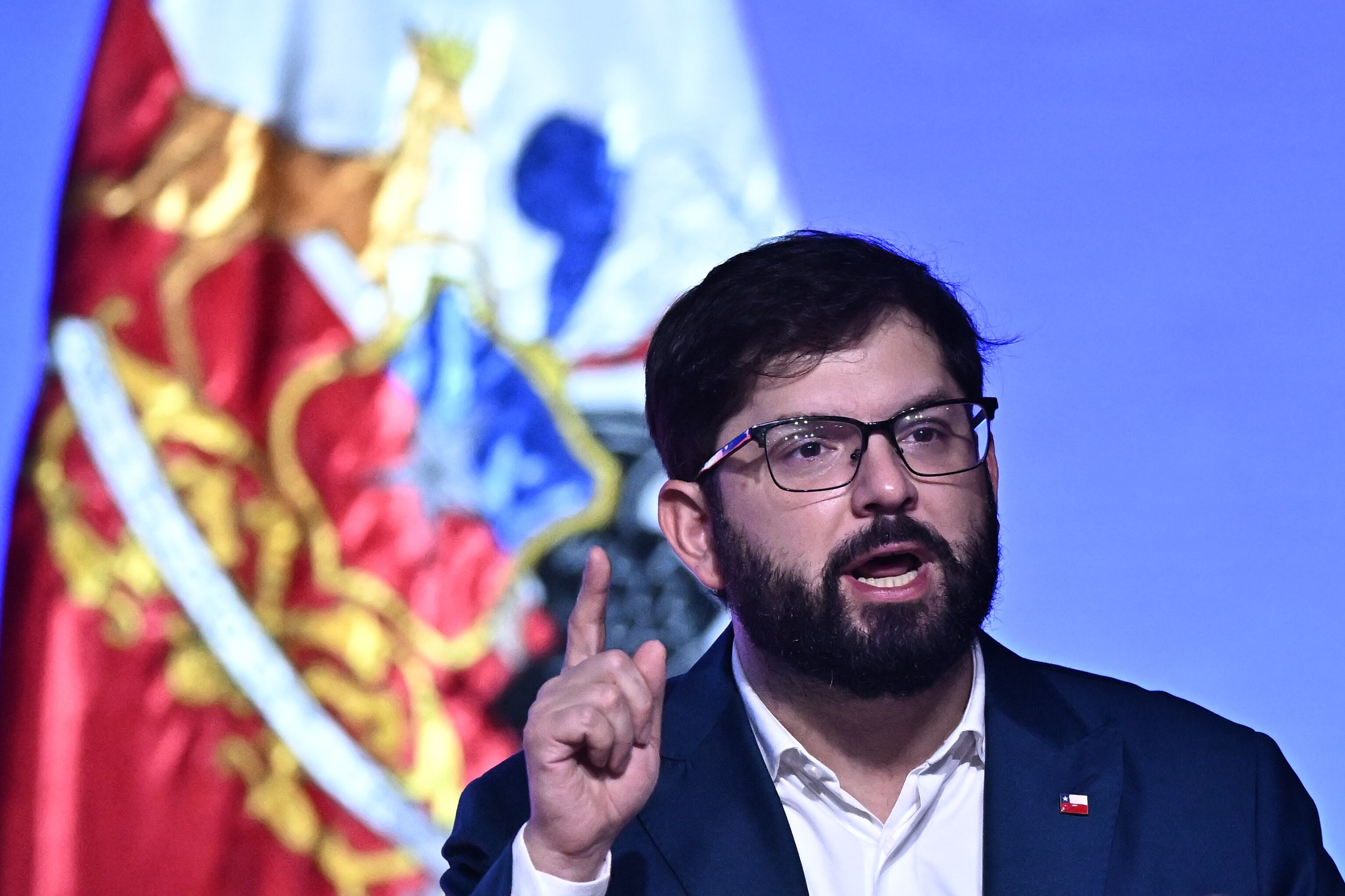Fotografía de archivo del presidente de Chile, Gabriel Boric (EFE/Andre Borges)