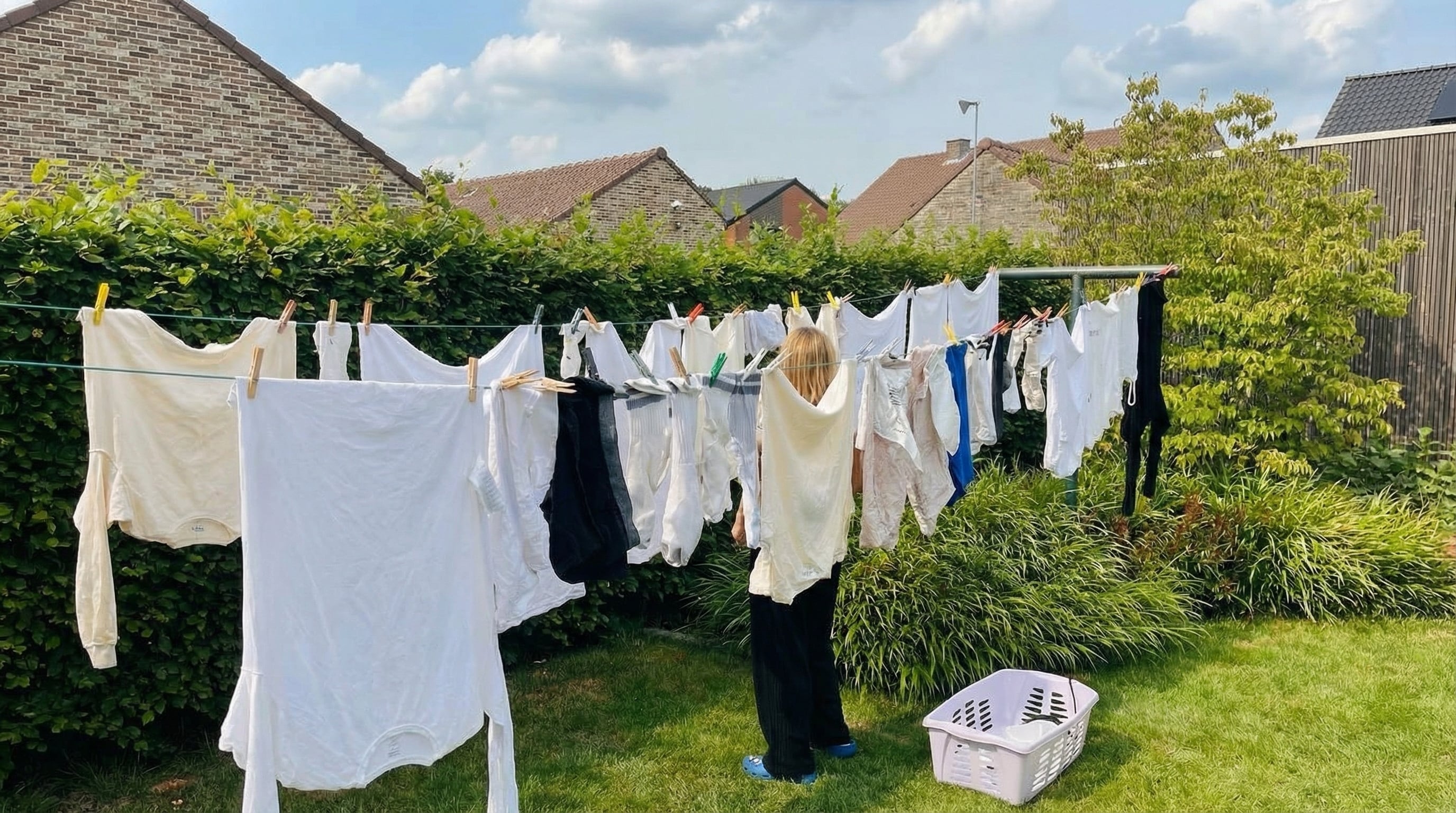 Métodos caseros y ventilación adecuada mantienen la ropa fresca y libre de humedad incluso en interiores. (Imagen Ilustrativa Infobae)