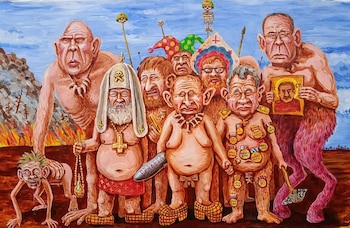 Caricaturas Semion Skrepetski